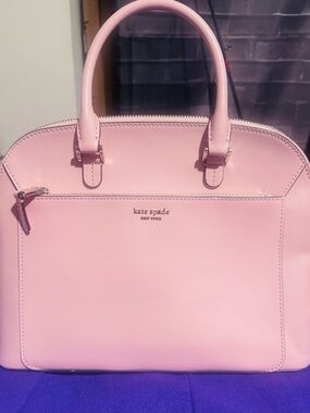 Kate Spade light pink Saffiano satchel handbag - brand new crossbody strap!!